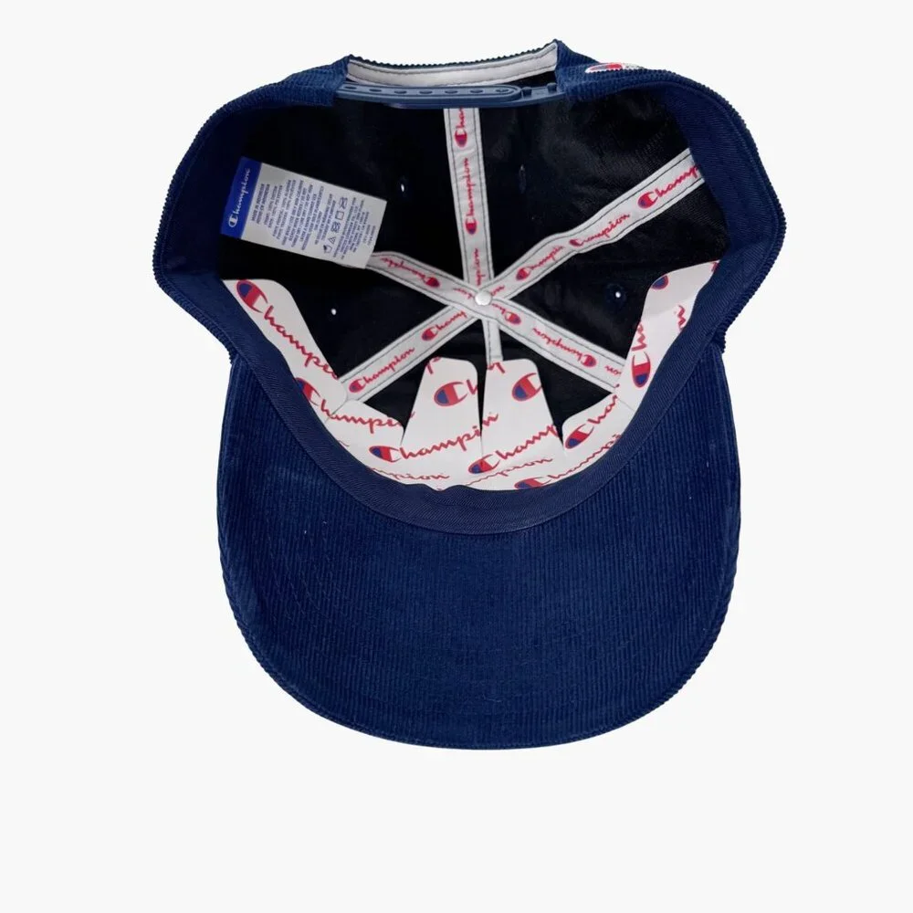 NEW Champion Adult Hobby Corduroy Baseball Hat - Navy
